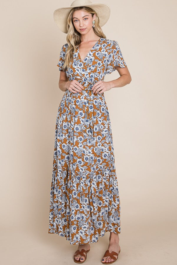 Vanilla bay on sale floral maxi dress