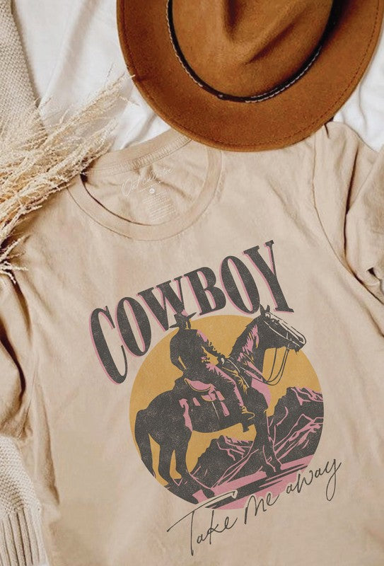 Oat Collective Cowboy Take Me Away Graphic Tee