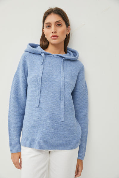 Be Cool Blue Hooded Sweater