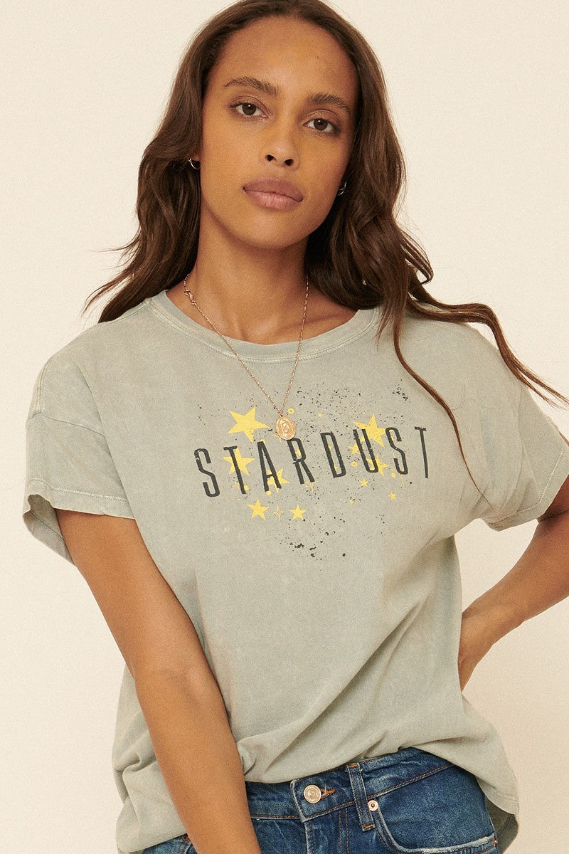Promesa Mineral Washed Stardust Graphic Tee