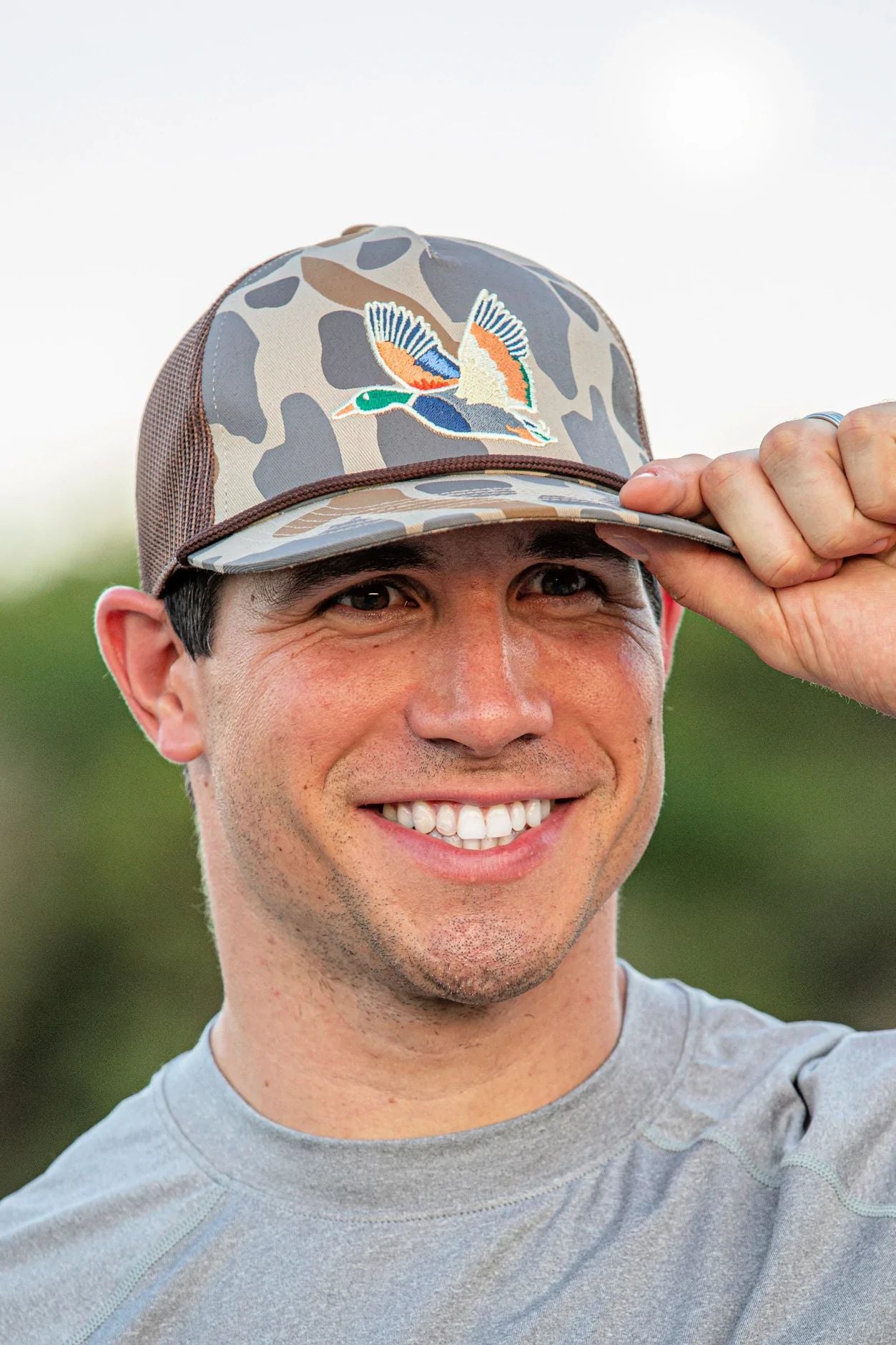 Burlebo Retro Camo Duck Cap